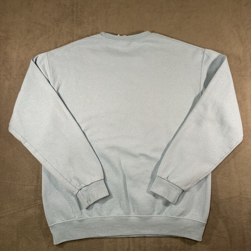 Nike Sweatshirt Blue Women Medium Butterfly Crewneck Streetwear JERZEES Tag - Picture 10 of 10
